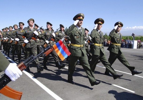 Настрой армянских солдат - полная противоположность азербайджанской